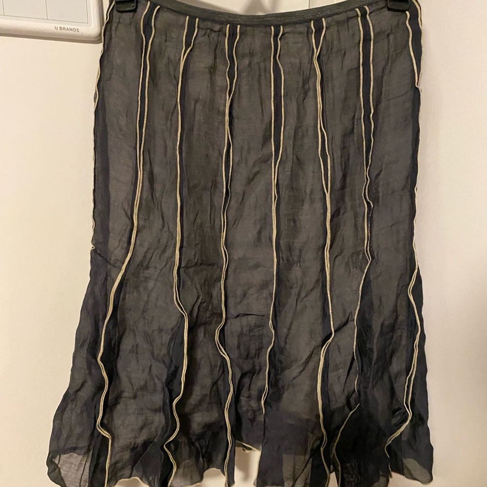 Nic+Zoe Black & Cream Skirt